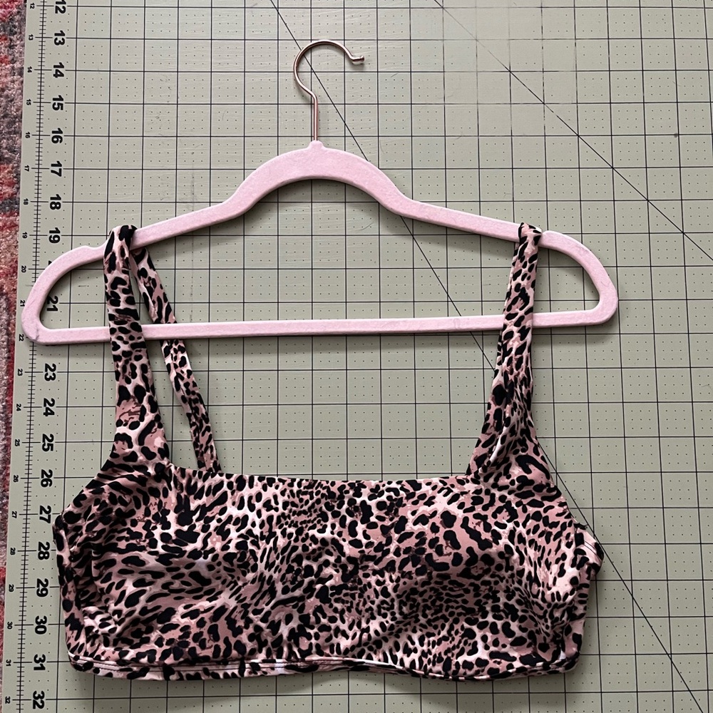 Colsie Leopard Print Bikini Top - Picture 2 of 3